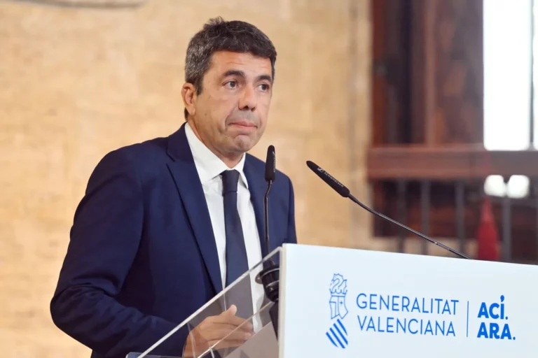 Карлос Мазон Валенсија на интервју за поплавите