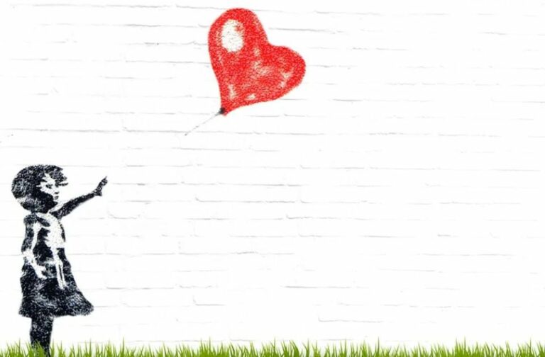 Фотографија на Бенксиевата „Девојчето со балон“