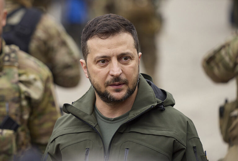 Zelenski pri voeni napadi