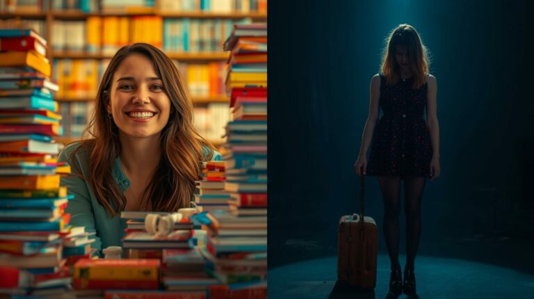 Илустрација на два вида студентски живот