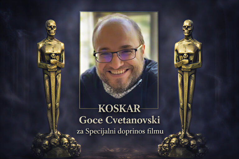Гоце Цветановски прима награда на Српскиот фестивал за фантастични филмови во Белград