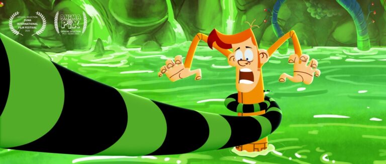 Постер од анимираниот филм Јон Вардар против галаксијата