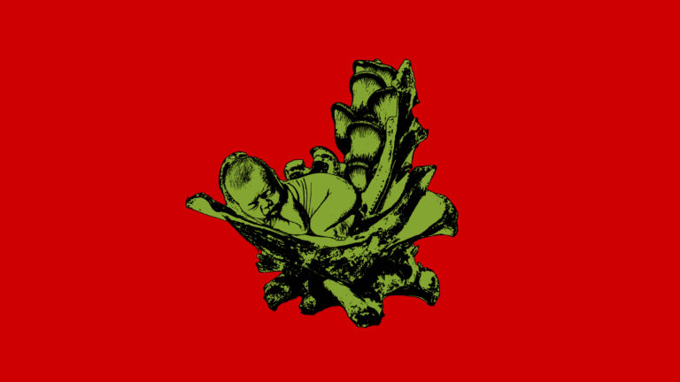 КАЛВИЛА – промо визуел за изданието „Пештера“, темен електронски музички проект од Македонија.