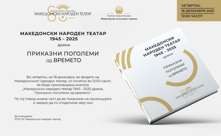 Македонскиот народен театар одбележува 80 години постоење