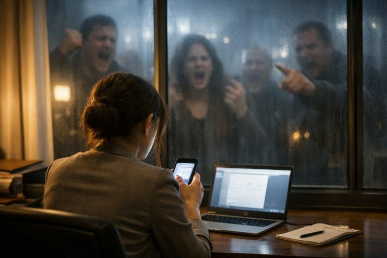 Онлајн малтретирање на новинарки - илустрација