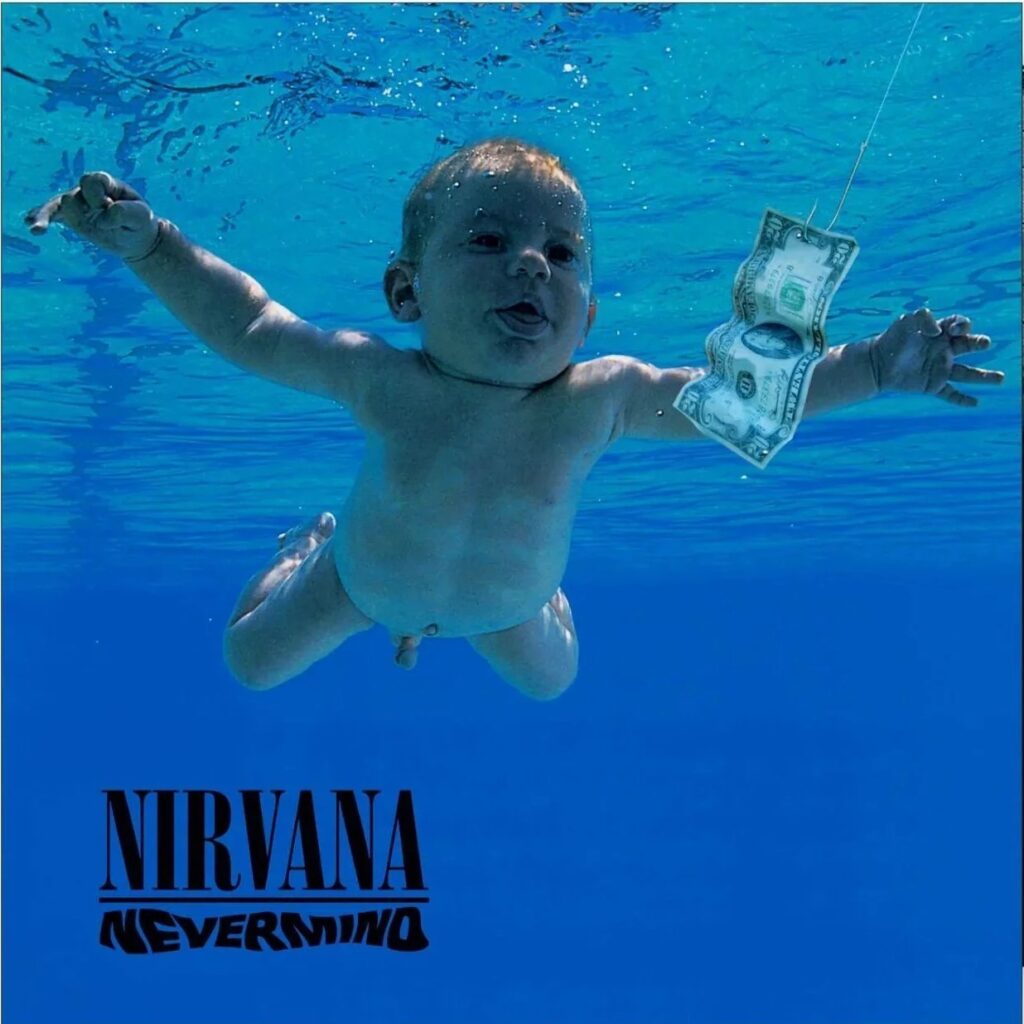 Обвивка на албумот Nevermind на Nirvana